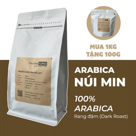 [Rang đậm] Cà phê Arabica núi Min - Đà Lạt, phù hợp với Espresso, Phin, Moka pot, Staresso