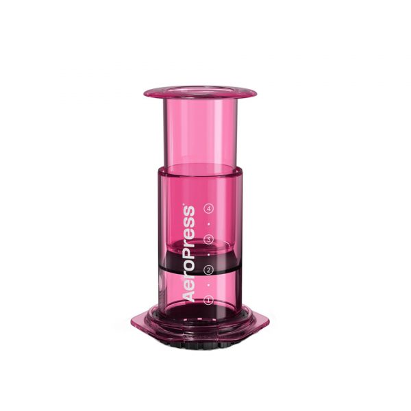 AeroPress clear pink 2