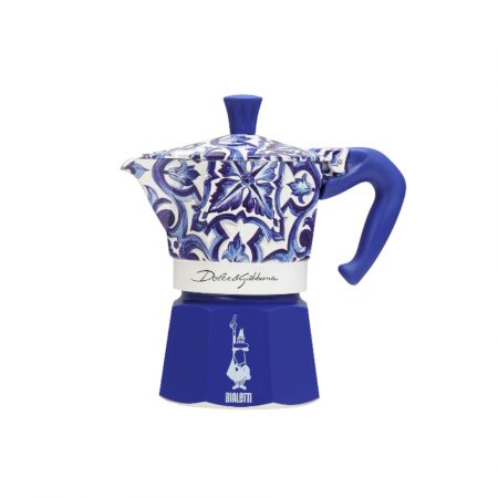 Ấm Moka Bialetti Express Dolce&Gabbana Mediterrean blue (4)