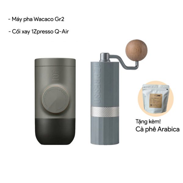 Combo Wacaco Gr2 và 1Zpresso Q-air